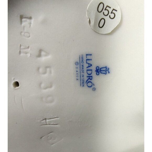 Lladro Thinking Sitting Angel Boy Cherub 4" Figurine #4539, Vintage - Picture 10 of 10